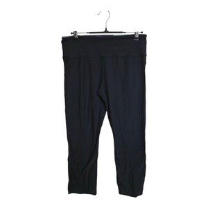 Lululemon Pants Womens 6 Black Groove Cropped Yoga Athletic Gym Pilling Lint